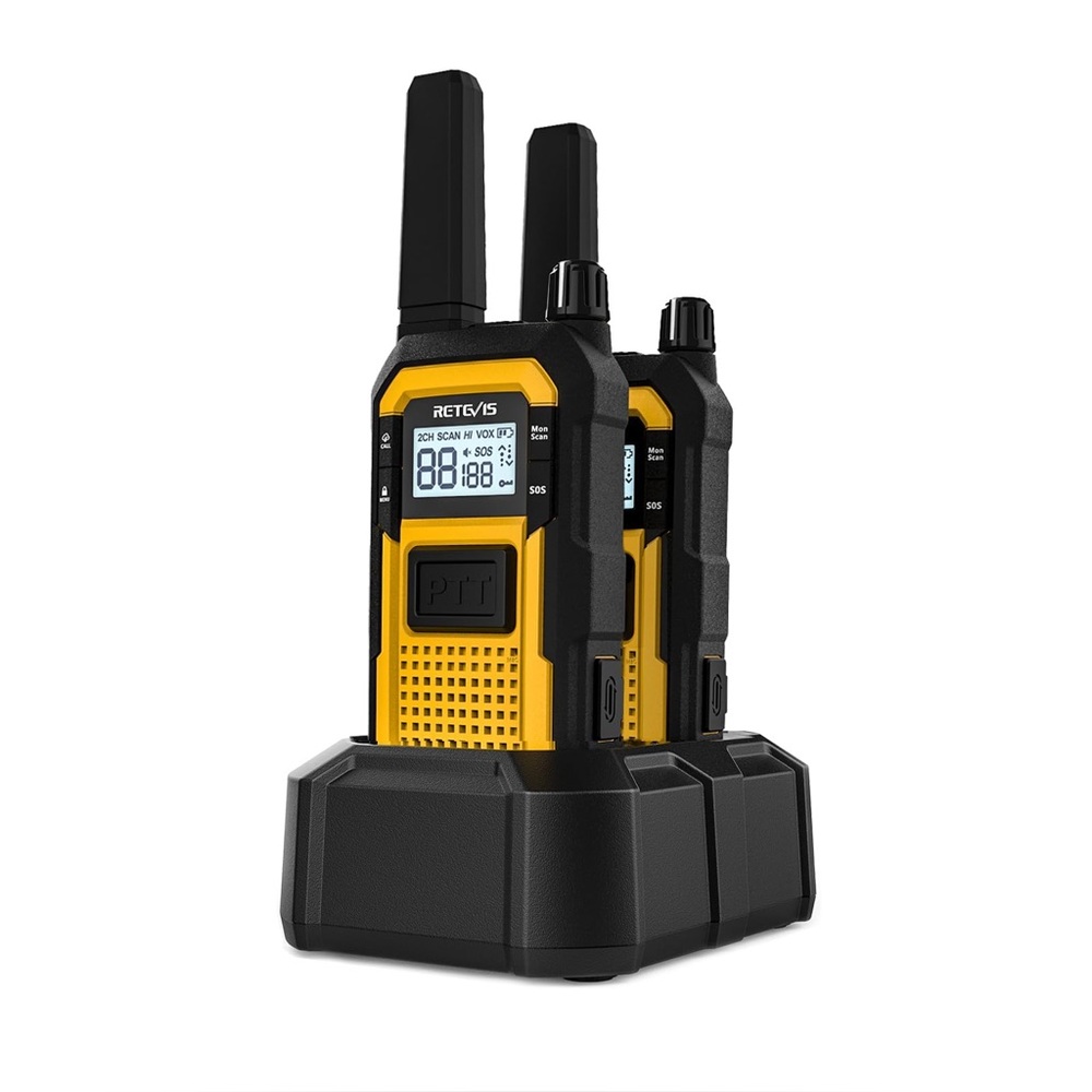 NEW 2 Pack Two Way Walkie Talkie Radios 11 NOAA Weather Scans Alerts 22 Channels